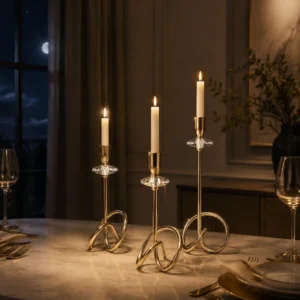 Timeless Centerpiece 3-Piece Candle Holder Set