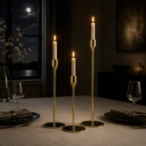 Timeless Console Table 3-Piece Candle Holder Set